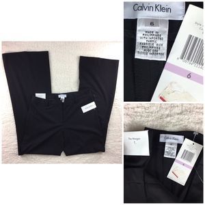Calvin Klein Wide Leg Morgan Black Wide Leg Slacks